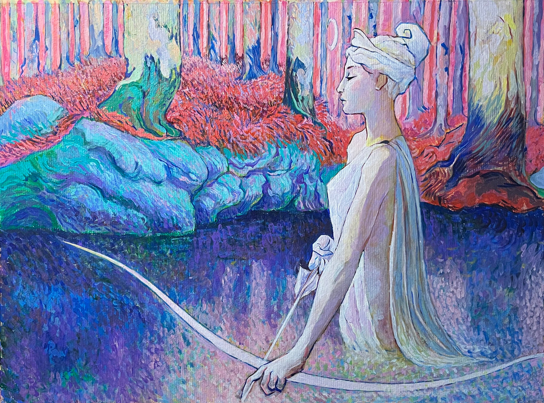 Fabrizio Dori – Artémis – illustration originale
