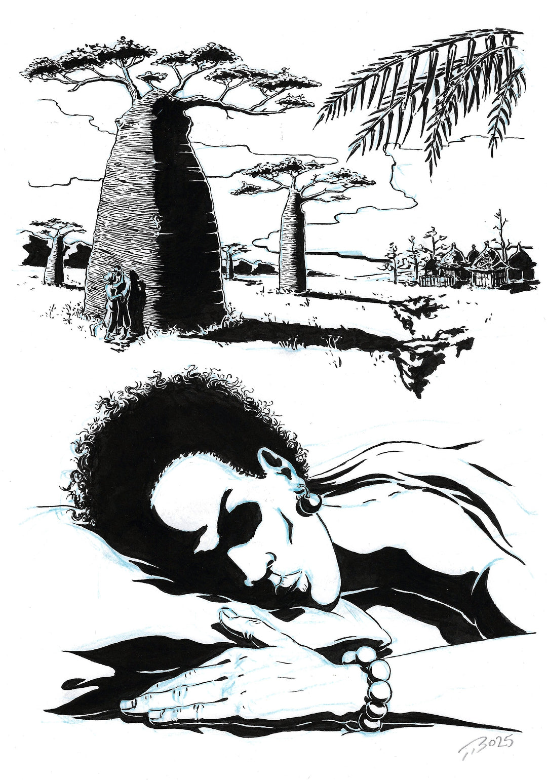 Thibault Rougès - Déraciné - planche originale 19