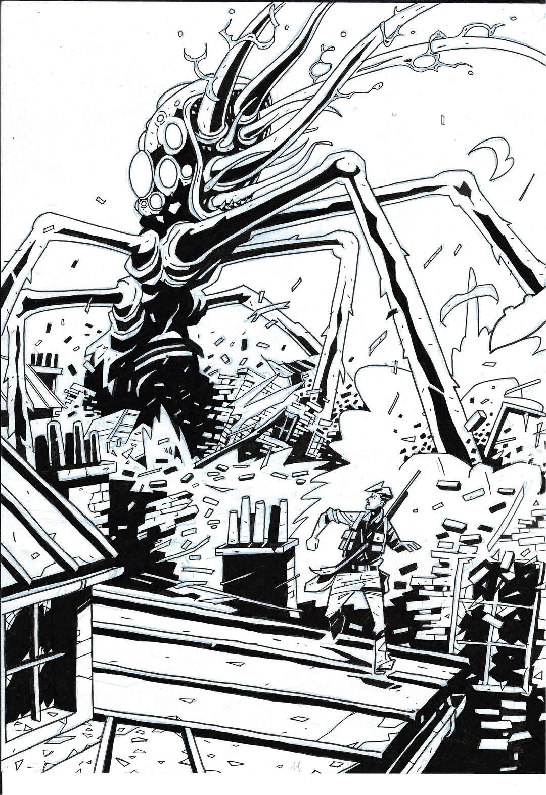 Bones - Dessous - Planche originale 10