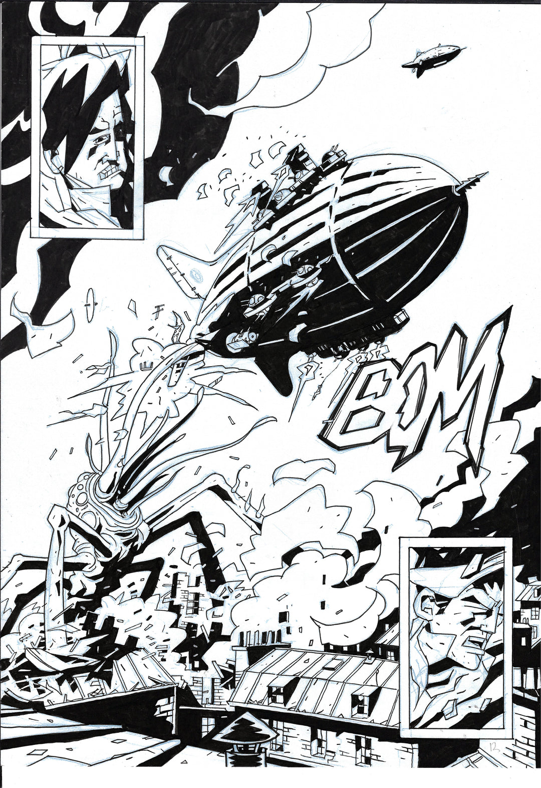 Bones - Dessous - Planche originale 12