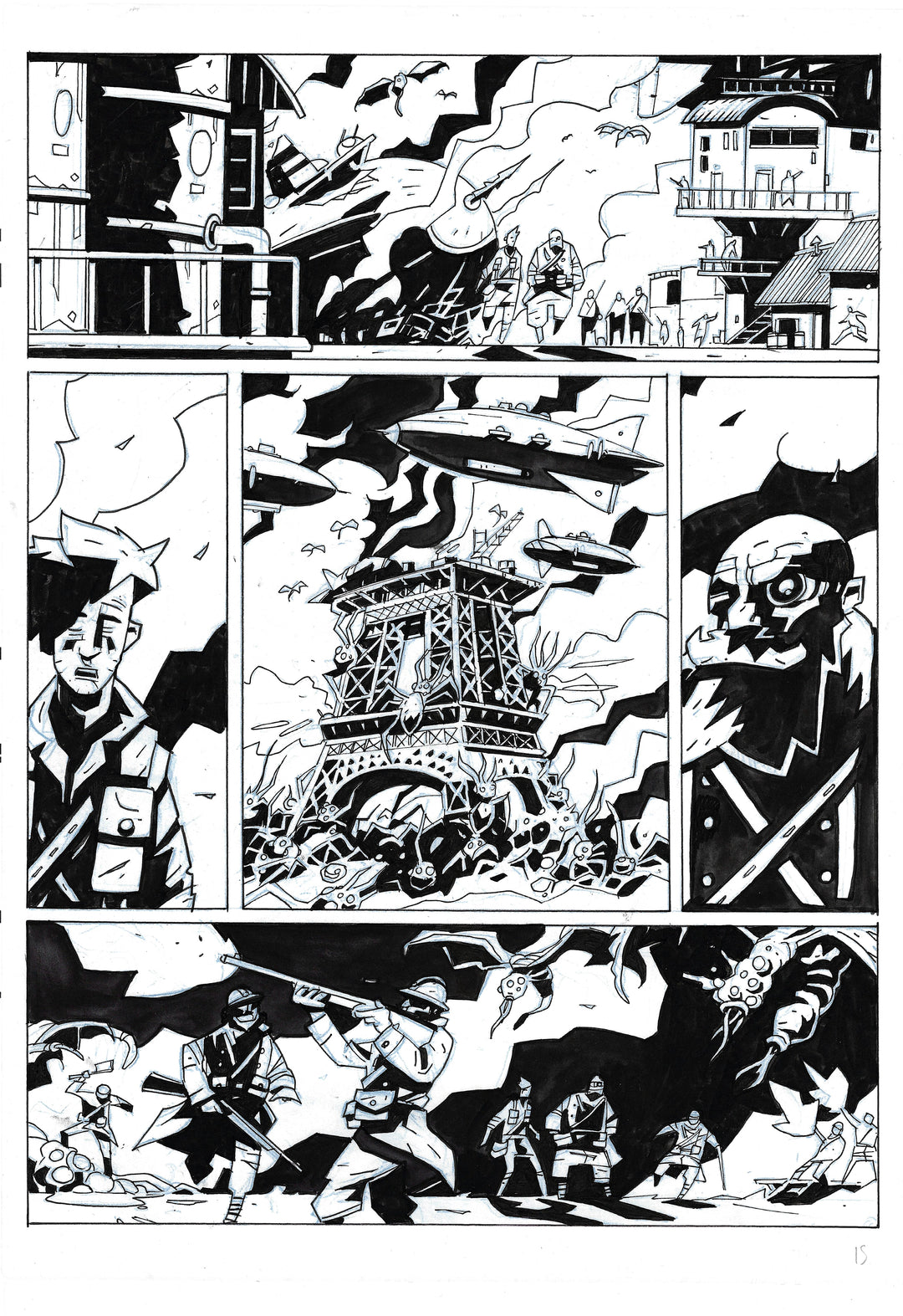 Bones - Dessous - Planche originale 15