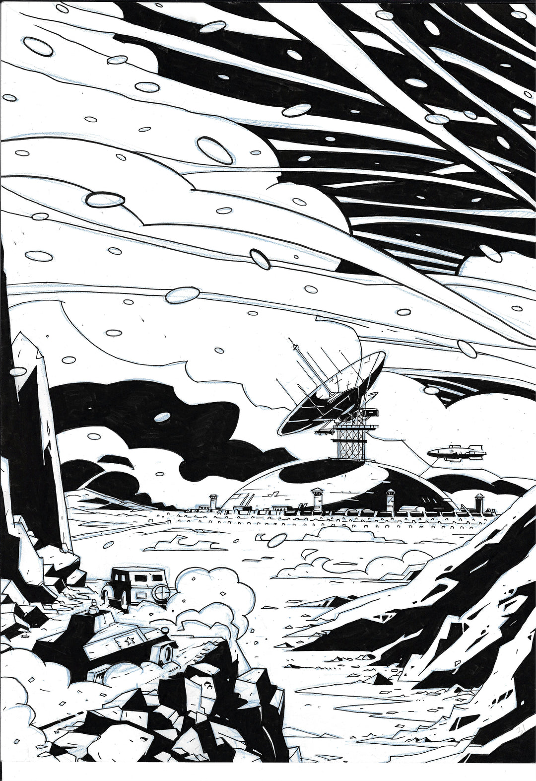 Bones - Dessous - Planche originale 31