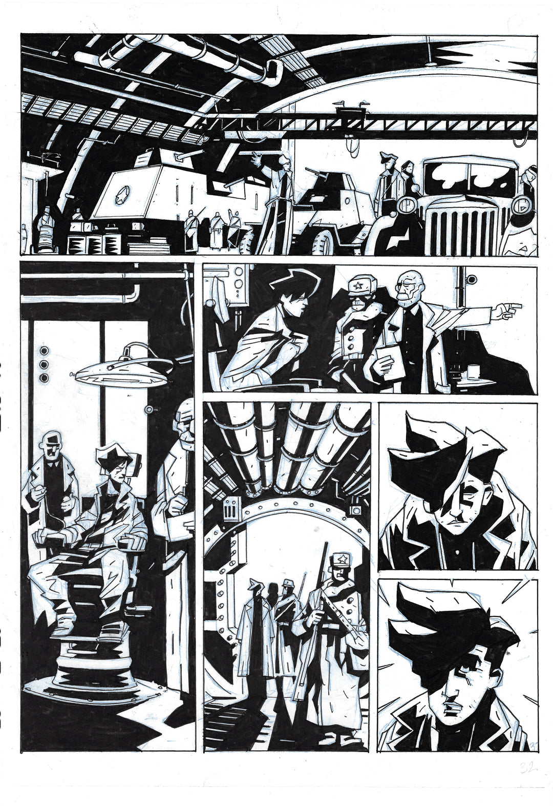 Bones - Dessous - Planche originale 32