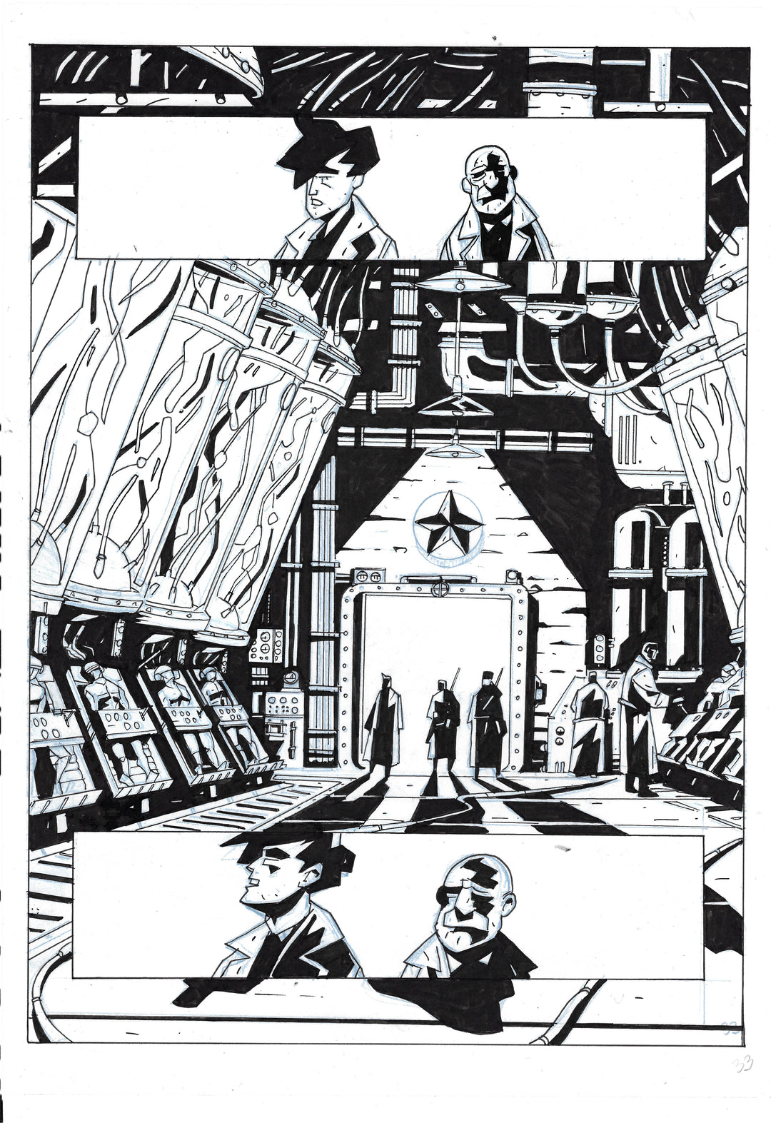 Bones - Dessous - Planche originale 33