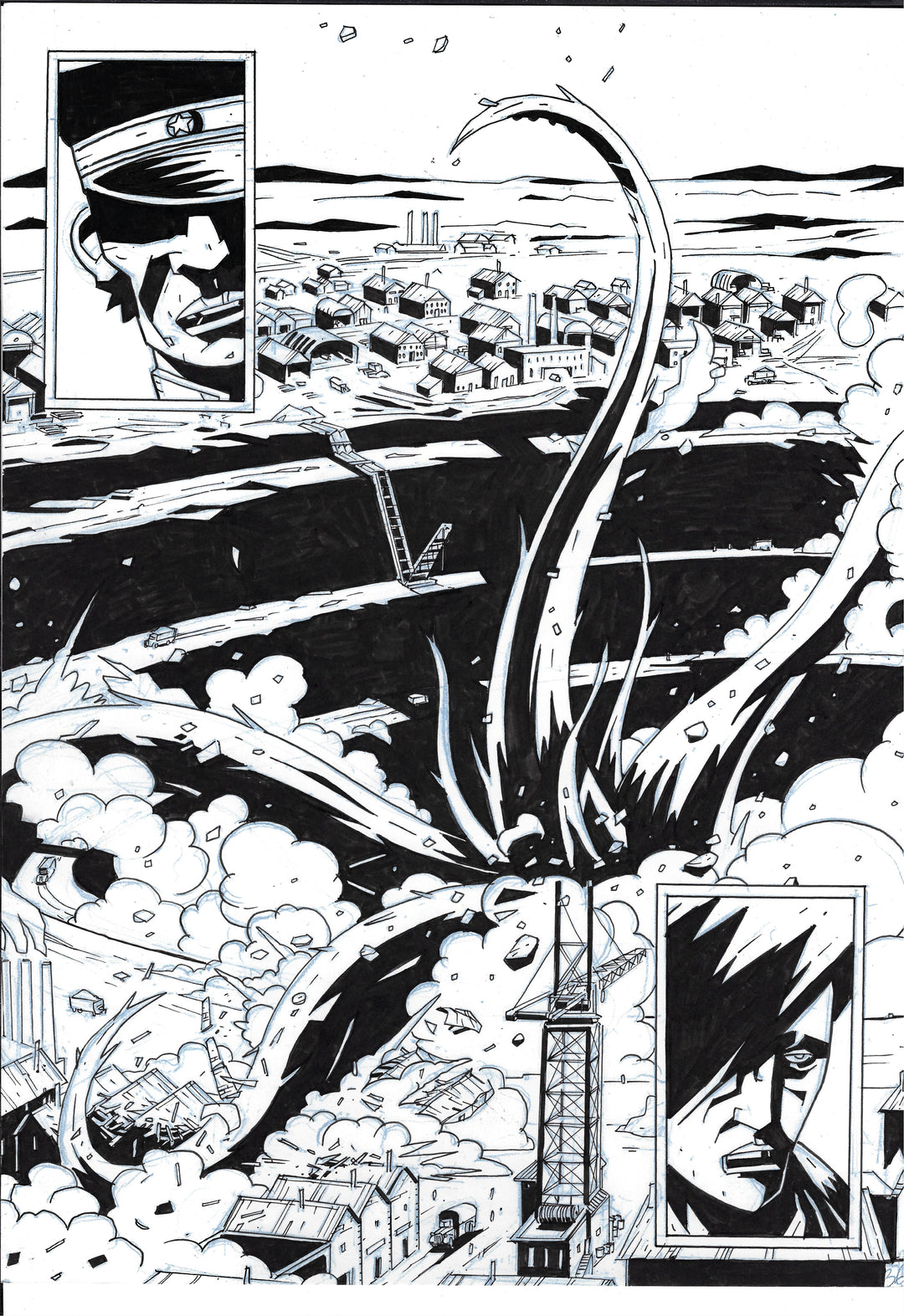 Bones - Dessous - Planche originale 36