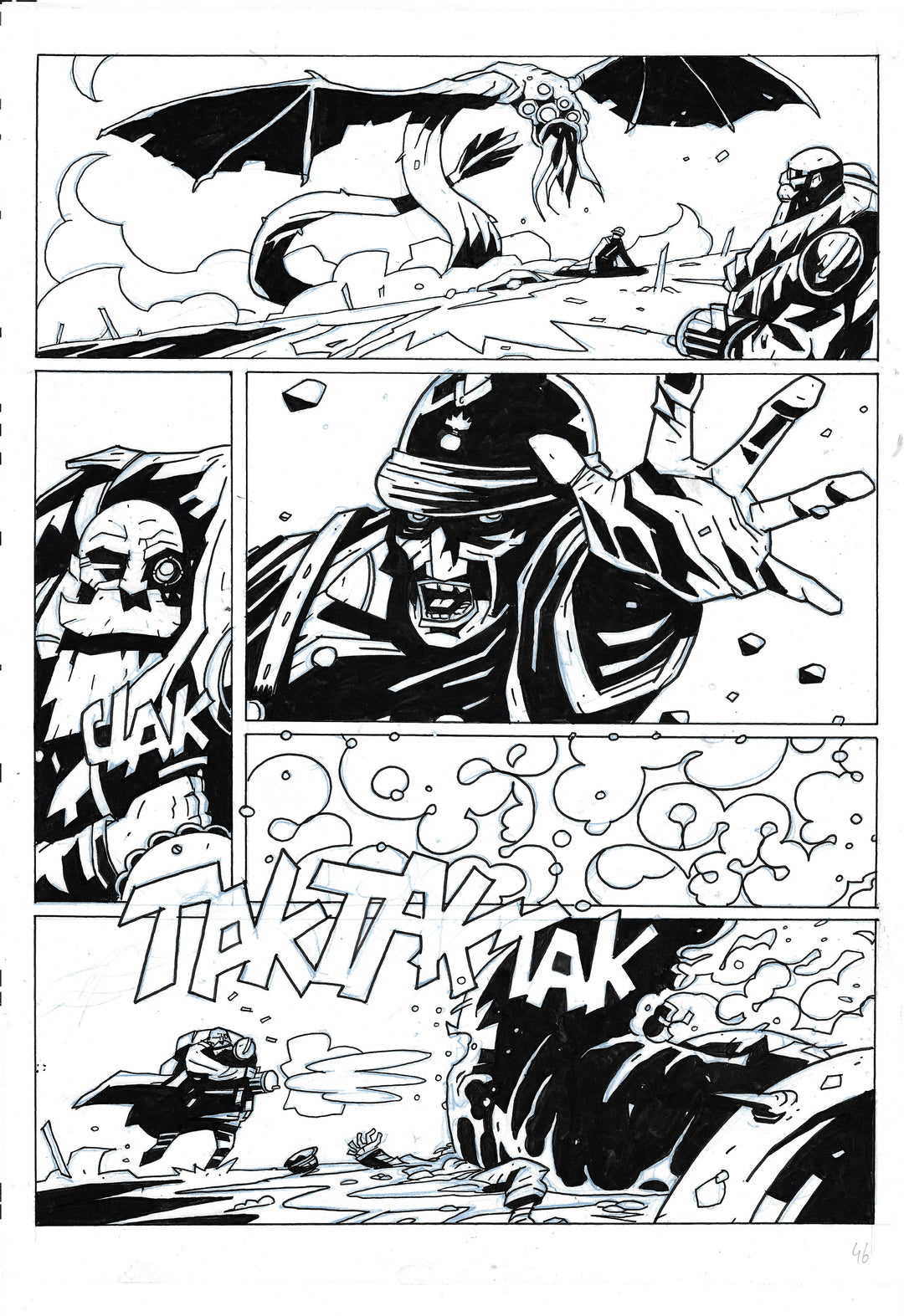 Bones - Dessous - Planche originale 46