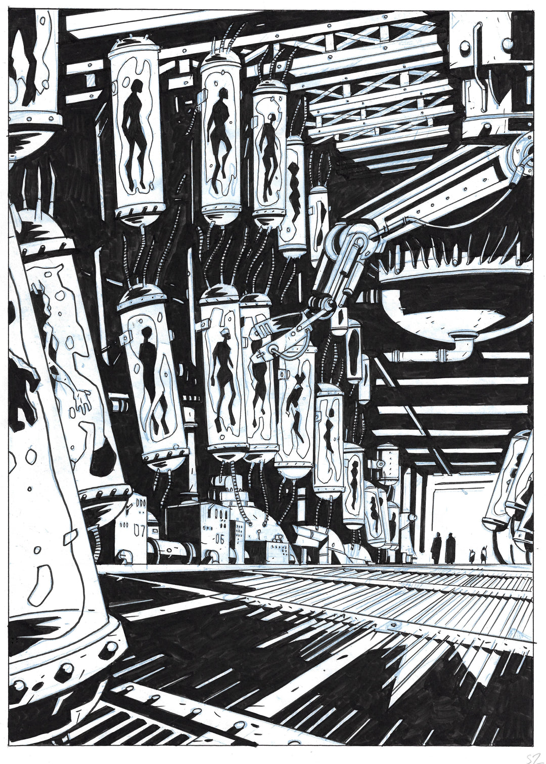 Bones - Dessous - Planche originale 52
