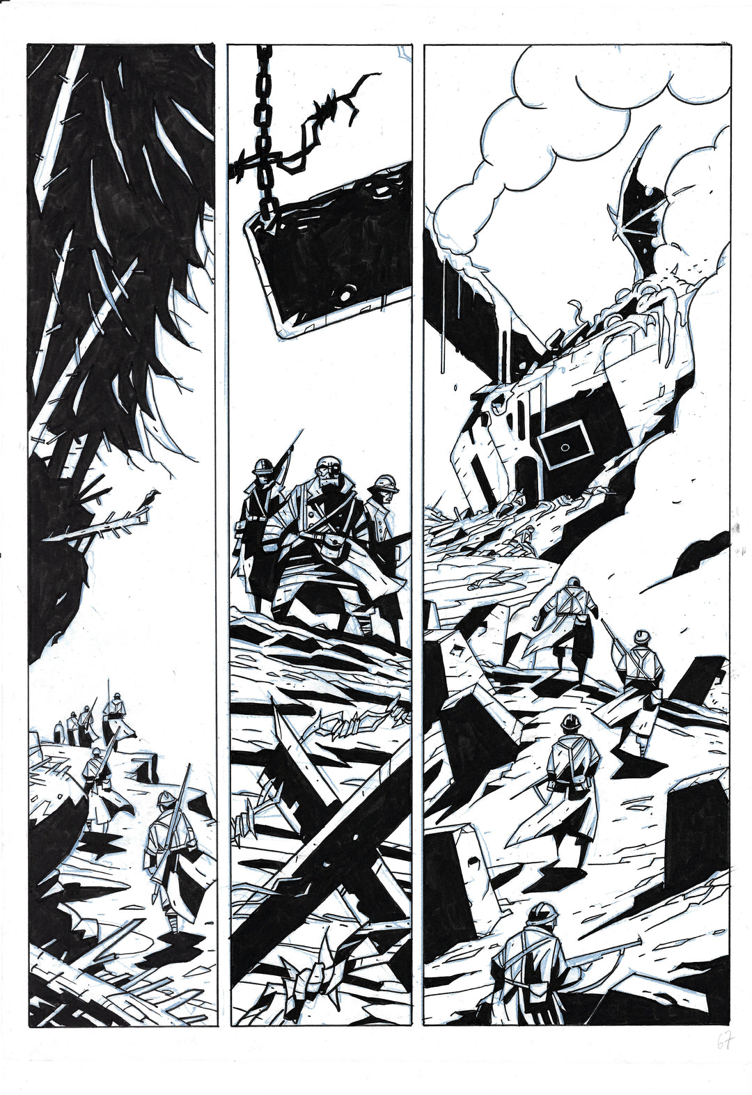 Bones - Dessous - Planche originale 67