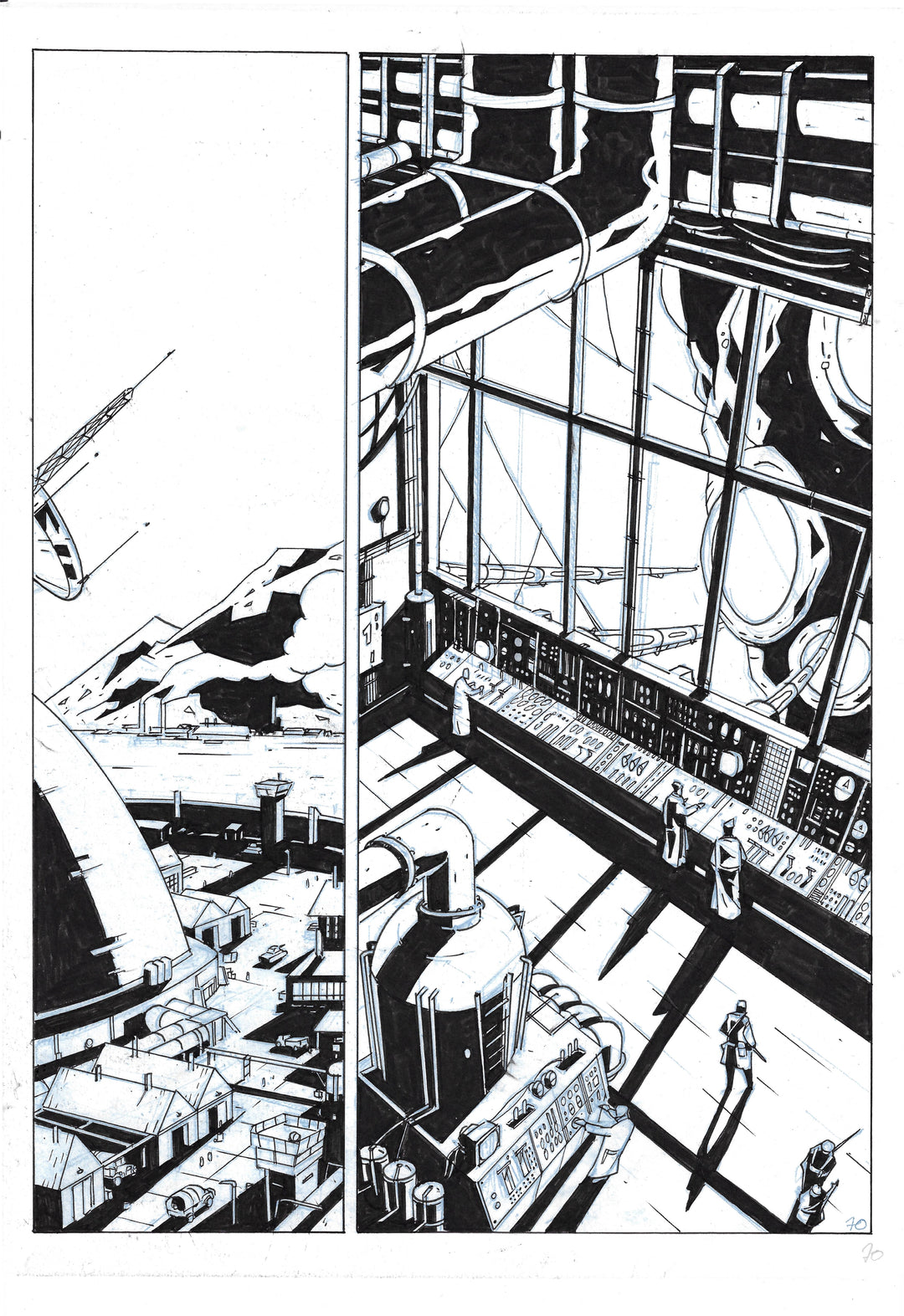 Bones - Dessous - Planche originale 70