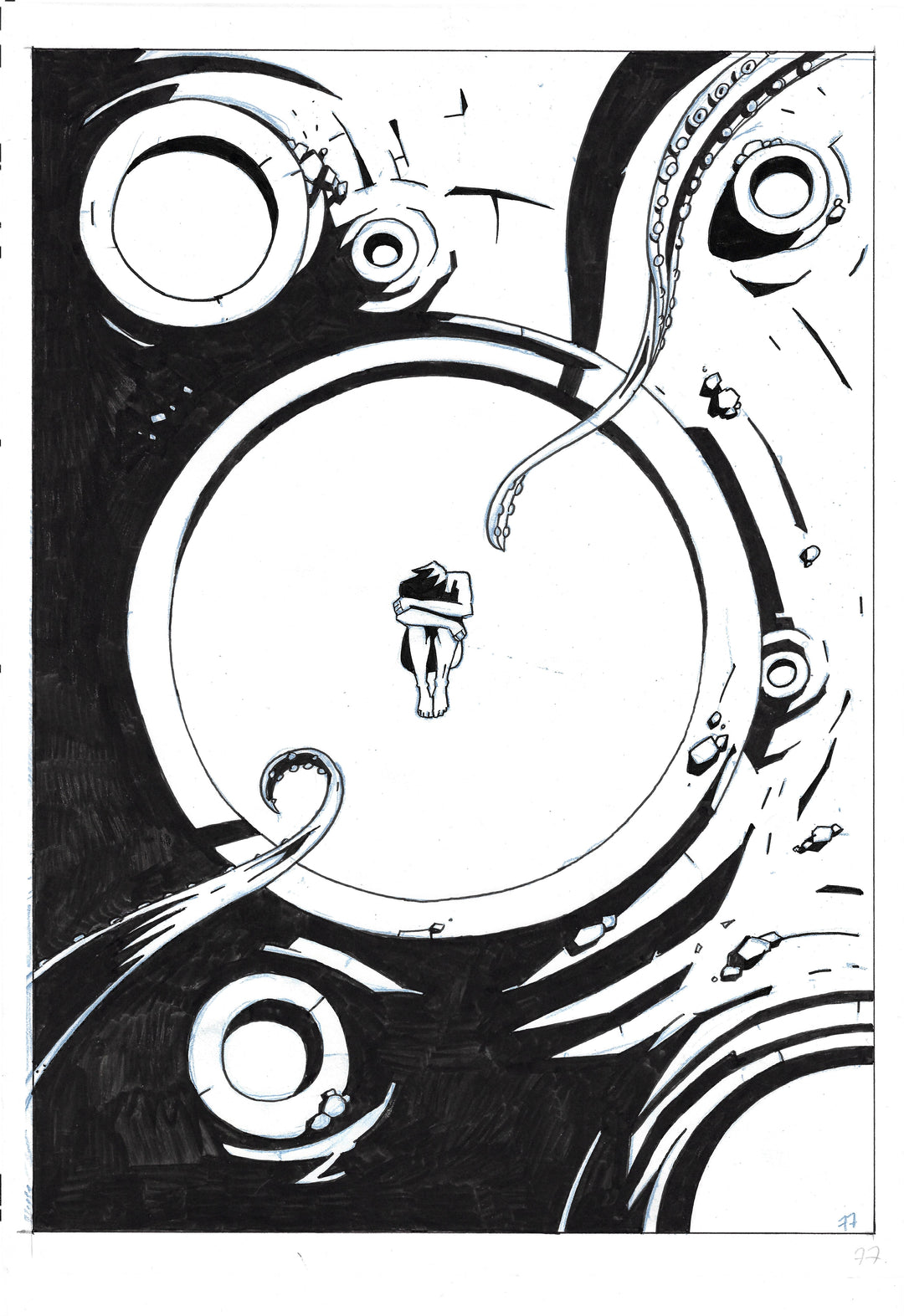 Bones - Dessous - Planche originale 77
