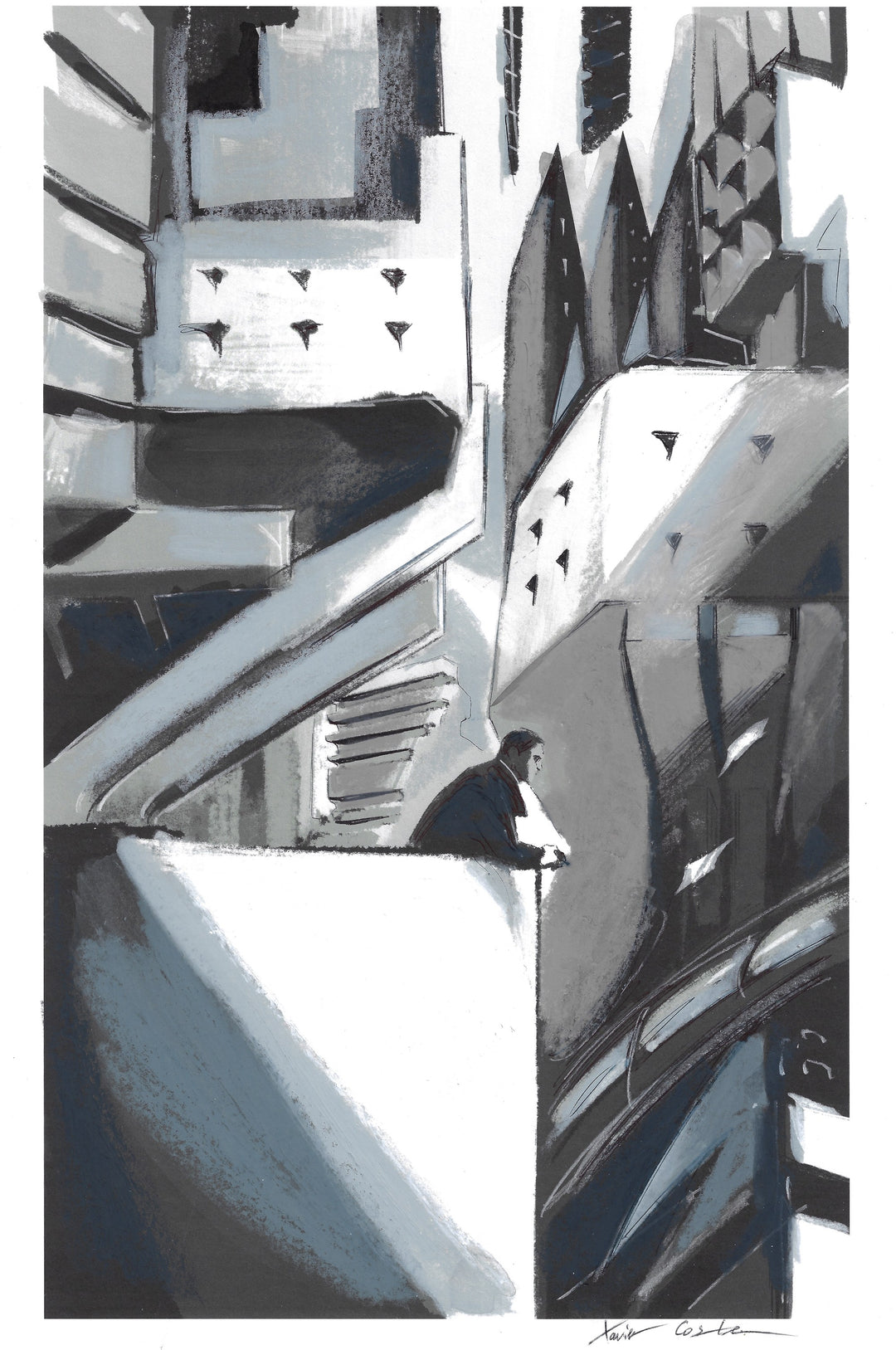 Xavier Coste - 1984 - Illustration originale