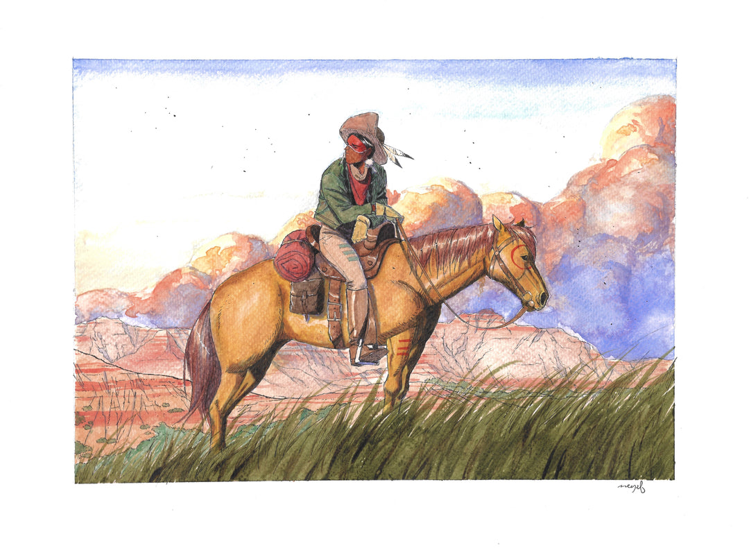 Neyef - Hoka Hey - Illustration originale