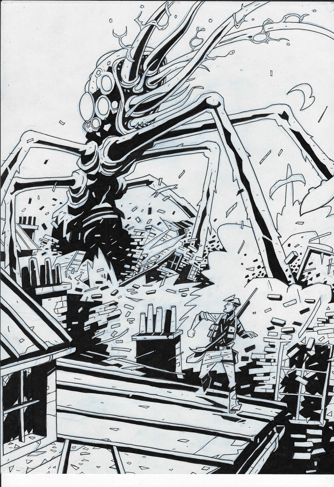 Bones - Dessous - Planche originale 10