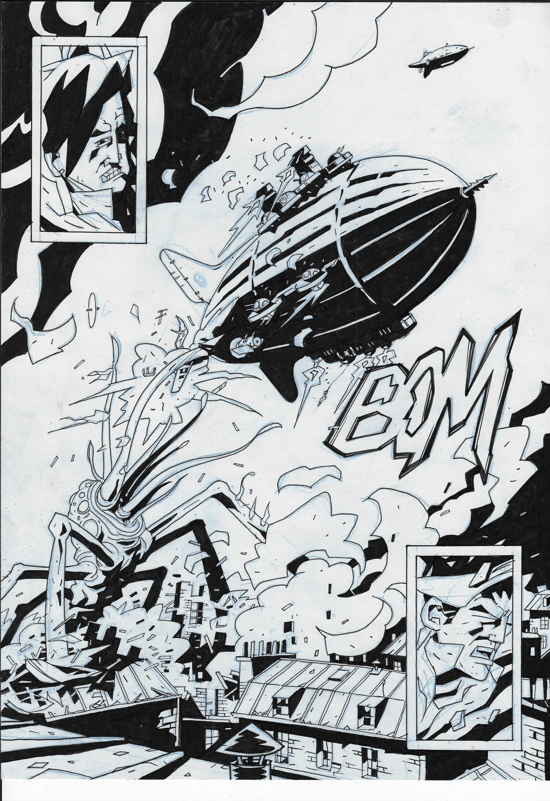 Bones - Dessous - Planche originale 12