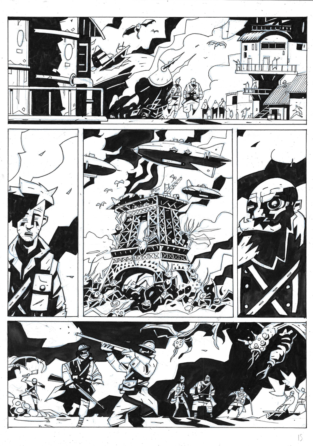 Bones - Dessous - Planche originale 15