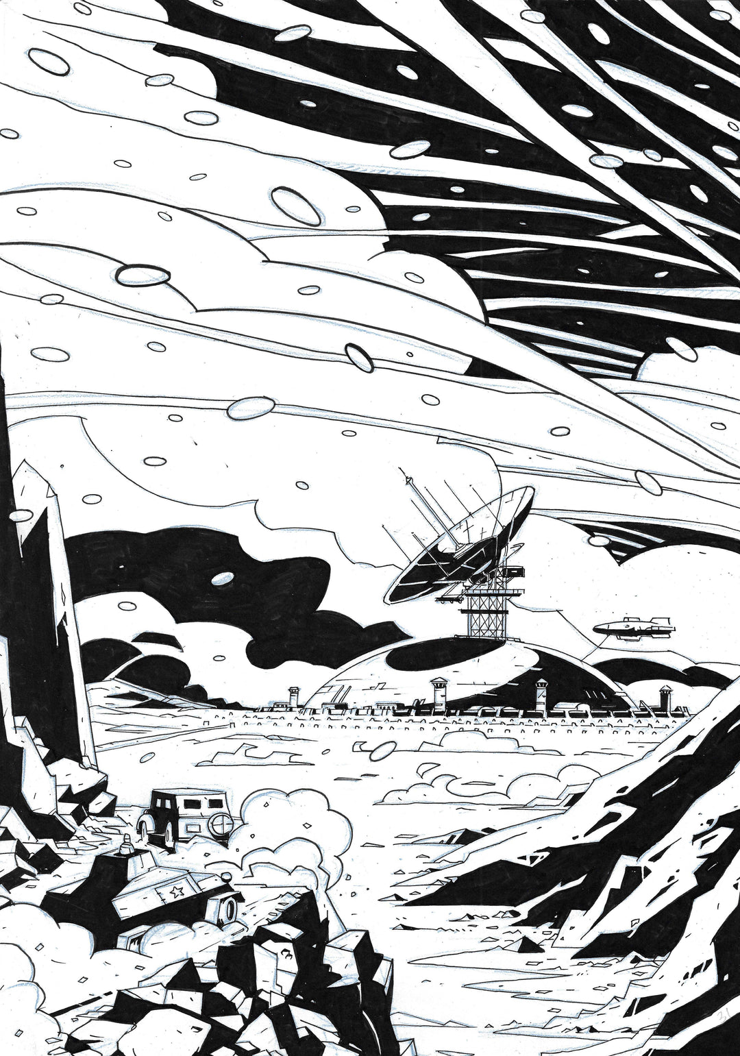 Bones - Dessous - Planche originale 31