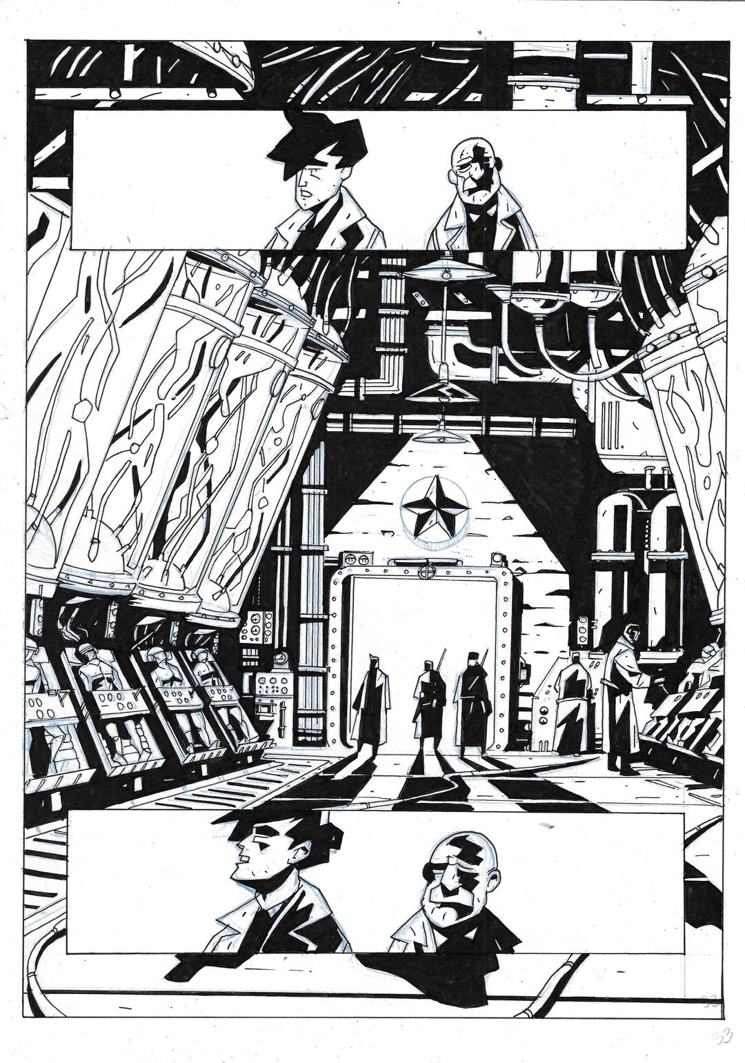 Bones - Dessous - Planche originale 33