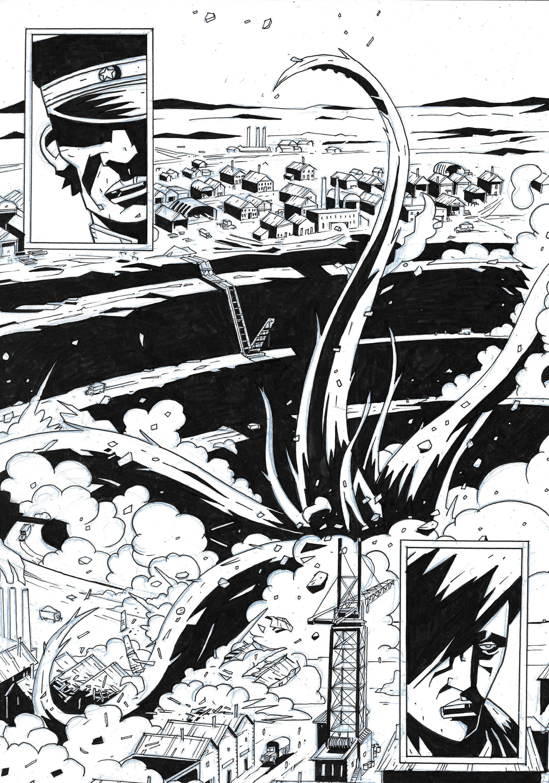 Bones - Dessous - Planche originale 36