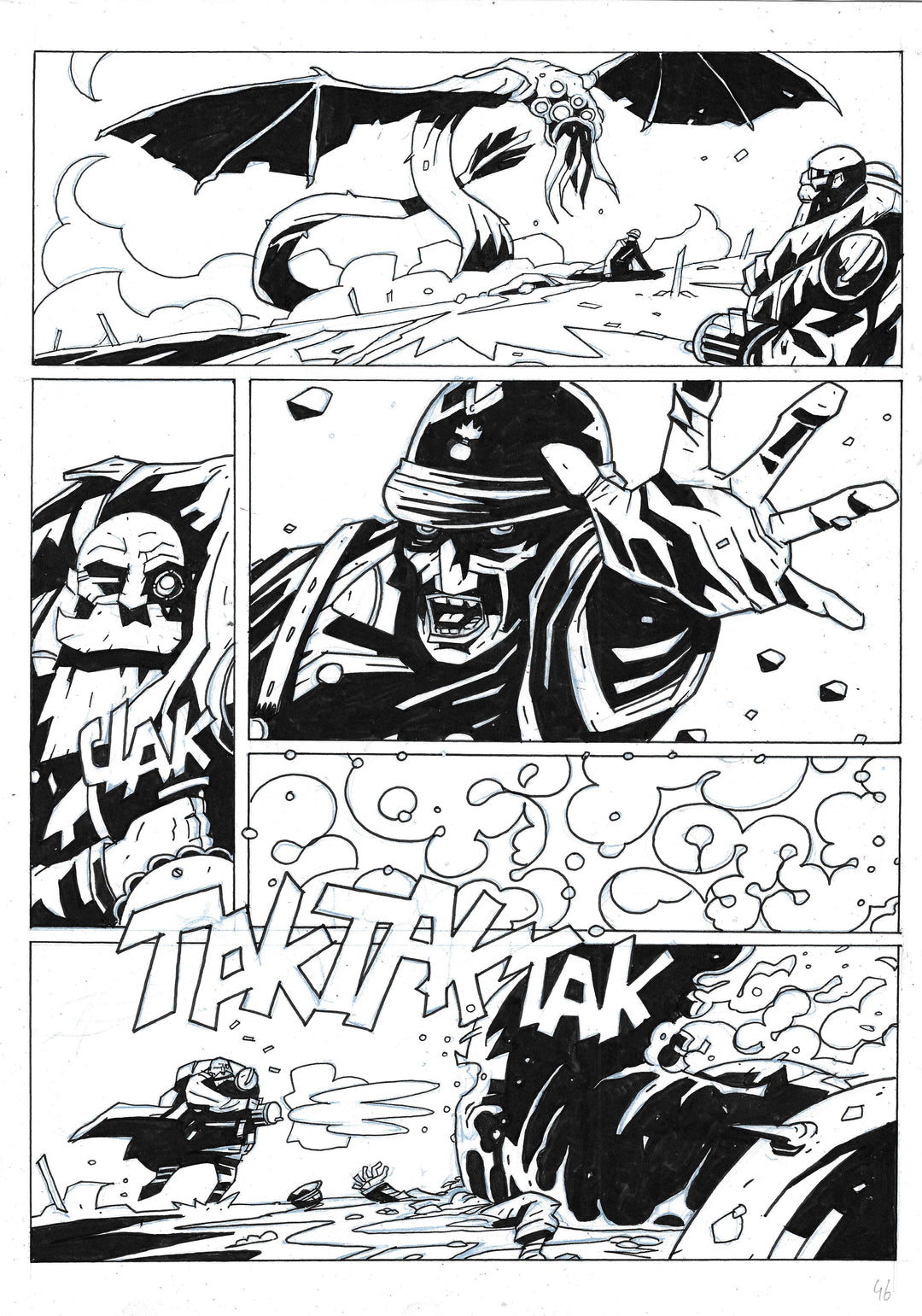 Bones - Dessous - Planche originale 46