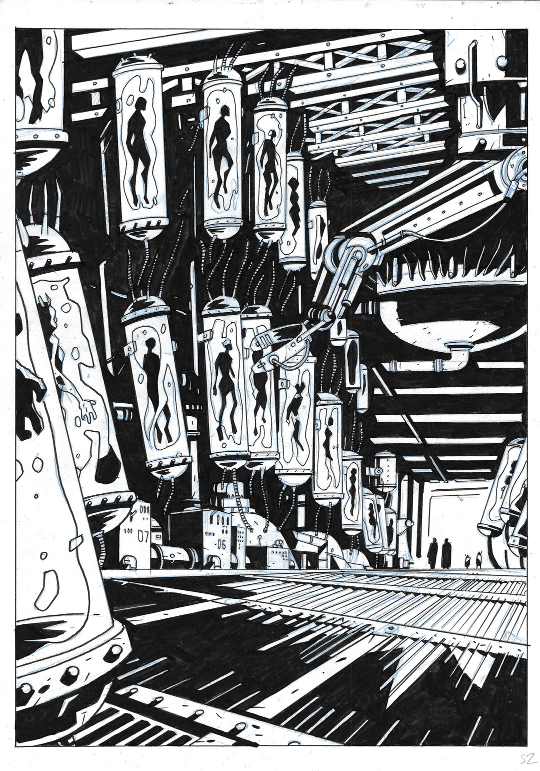 Bones - Dessous - Planche originale 52