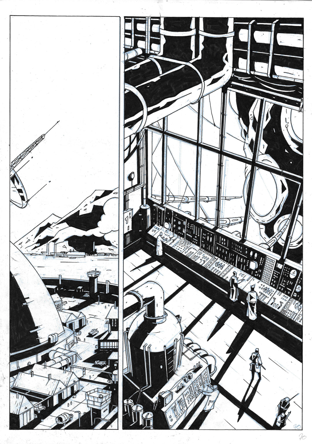 Bones - Dessous - Planche originale 70