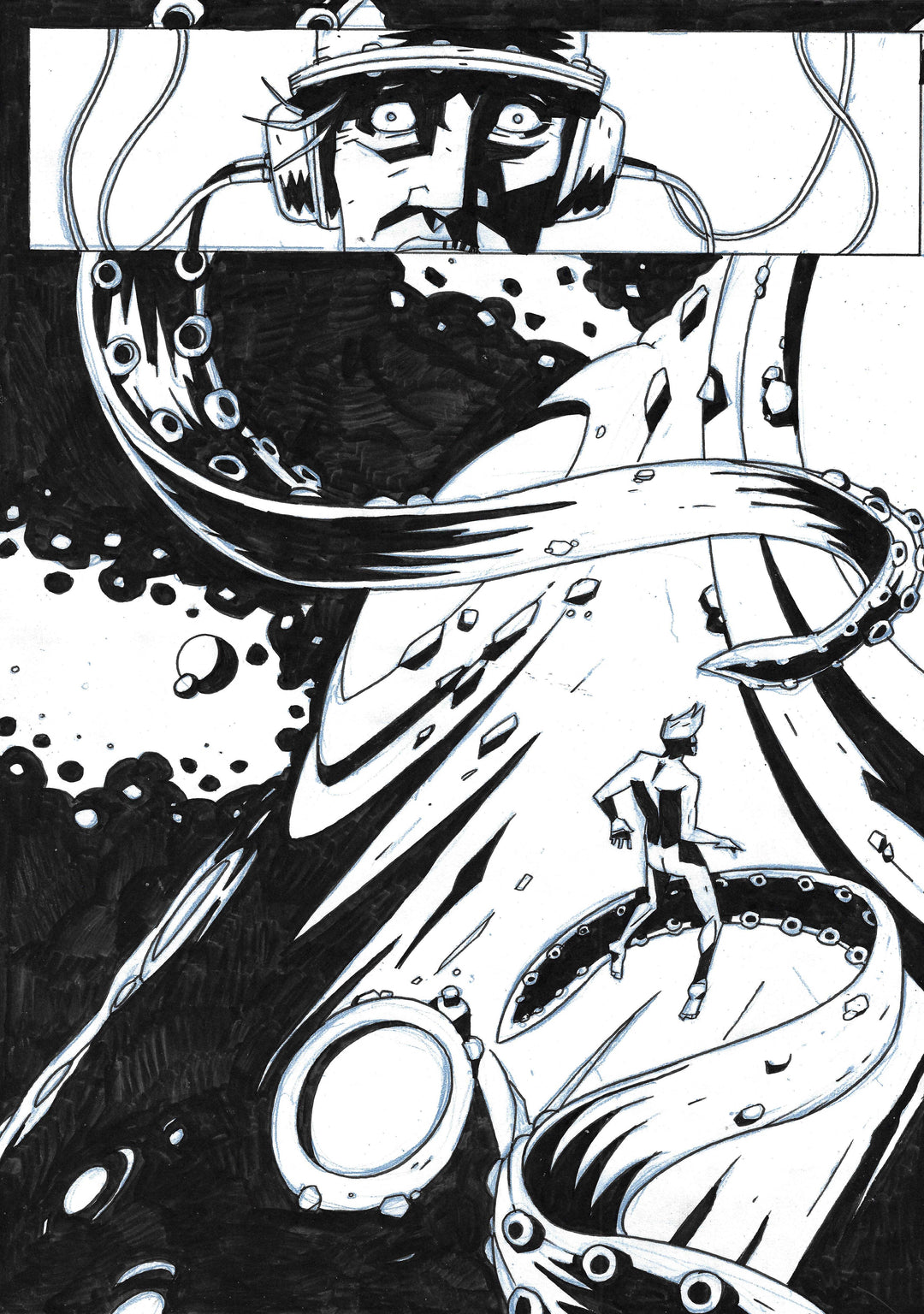 Bones - Dessous - Planche originale 74