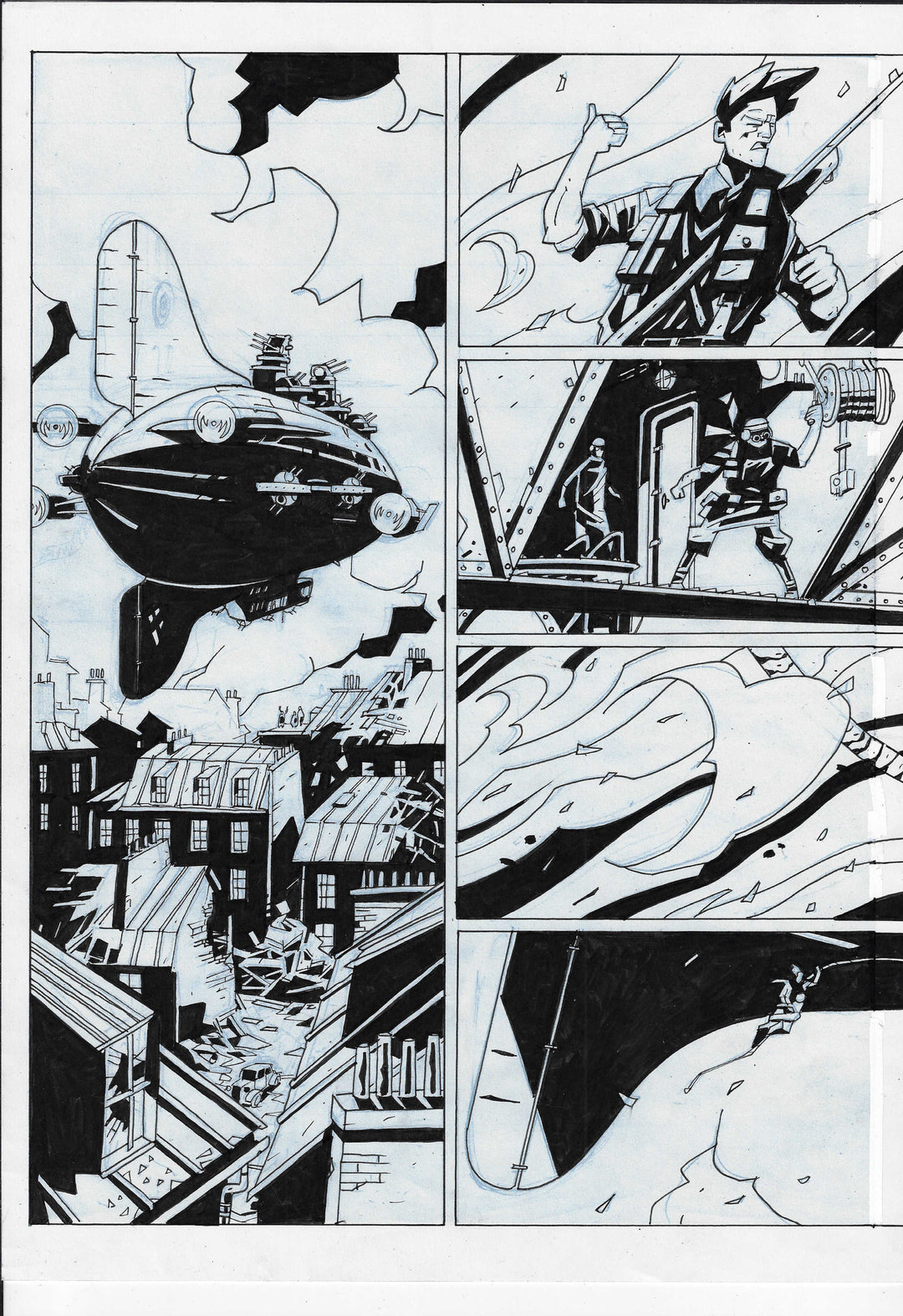 Bones - Dessous - Planche originale 8