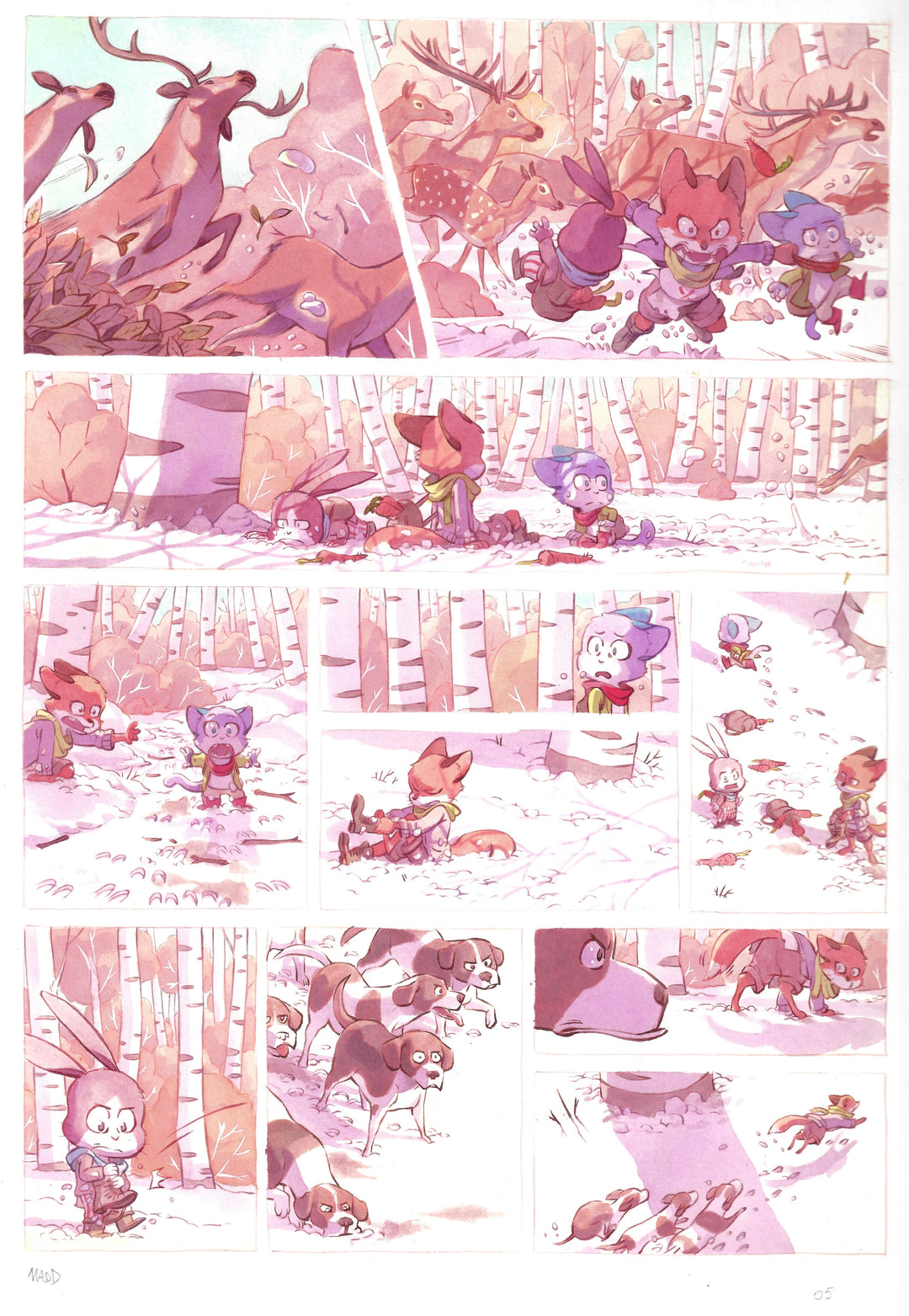 Madd - Poltron Minet - tome 2 - planche originale 5