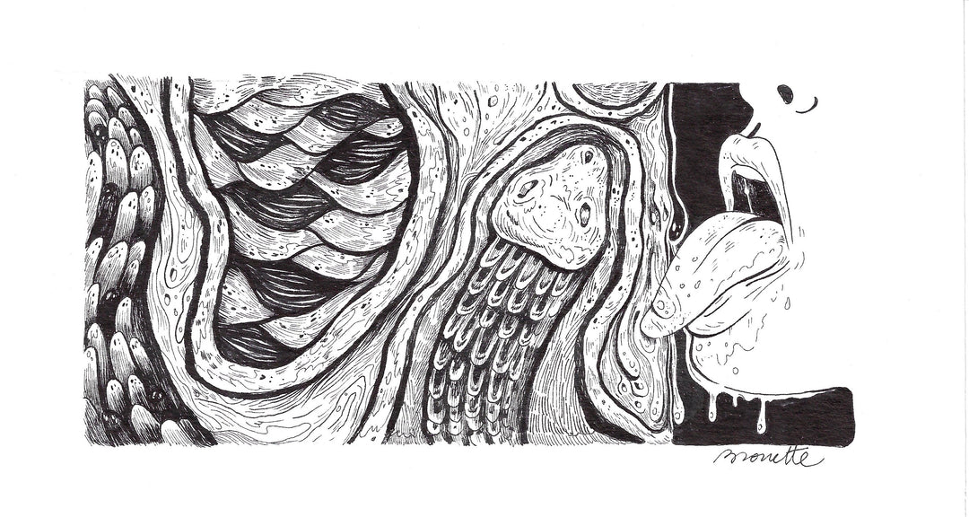 Brouette Hurlante - Goûter - Illustration originale