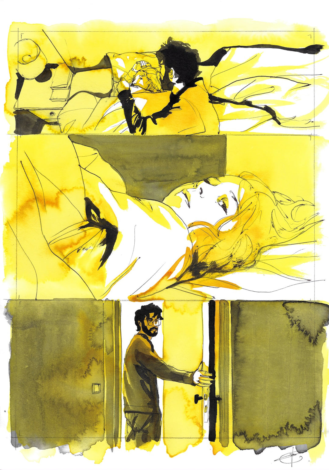 LAURENT BONNEAU - CEUX QUI ME TOUCHENT - PLANCHE ORIGINALE - PLANCHE 207