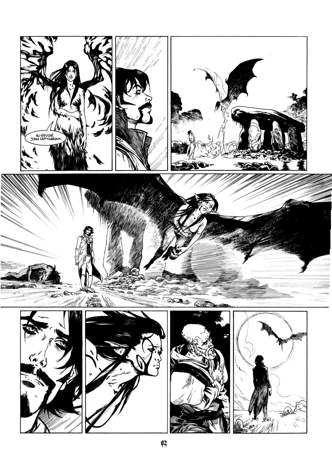 NICOLAS SINER - LORD GRAVESTONE - PLANCHE ORIGINALE Tome 2 - Planche 62