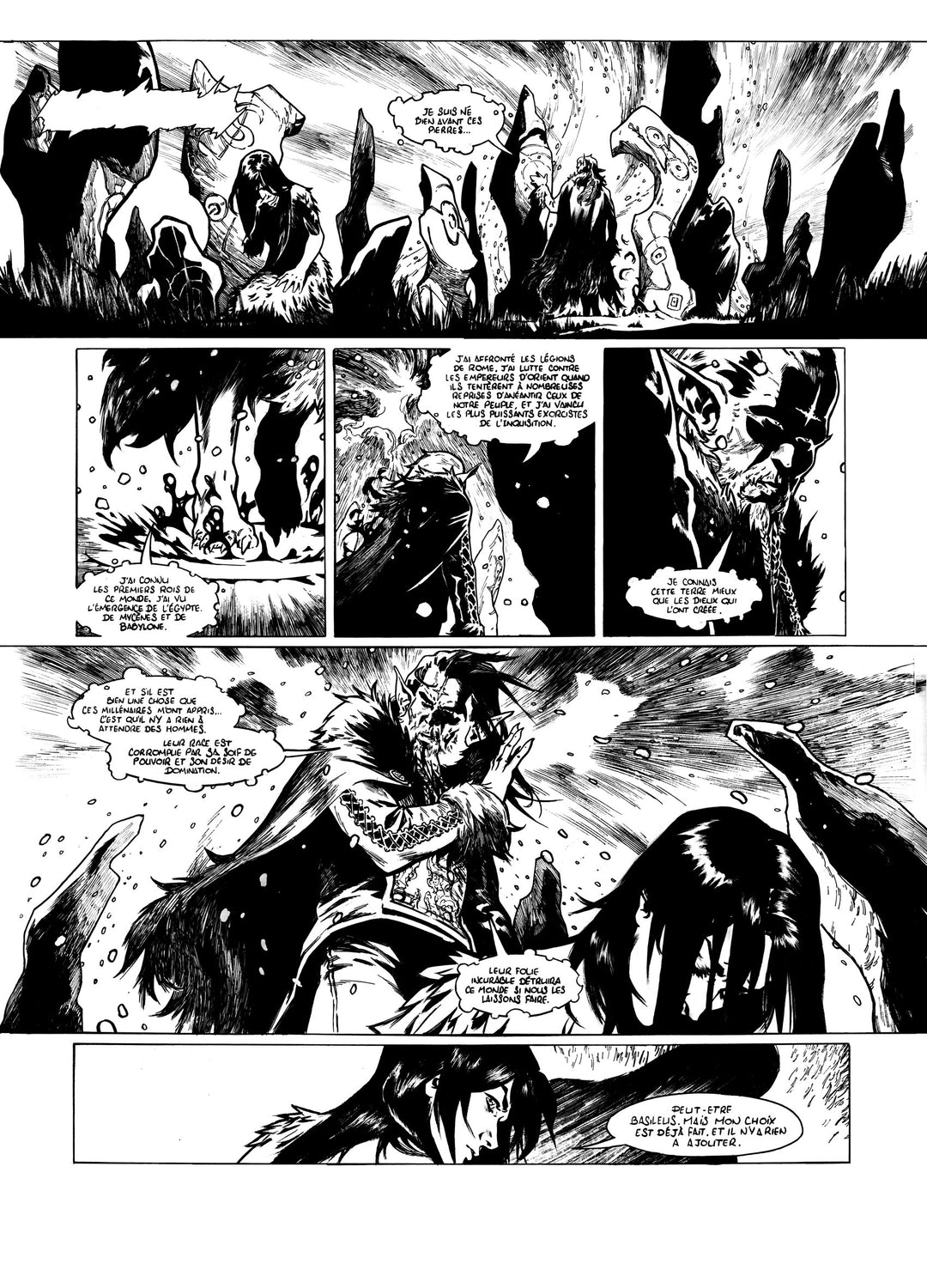NICOLAS SINER - LORD GRAVESTONE - PLANCHE ORIGINALE Tome 3 - Planche 13
