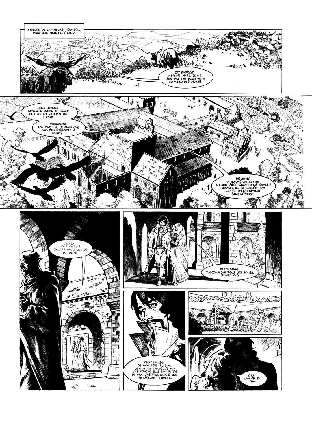 NICOLAS SINER - LORD GRAVESTONE - PLANCHE ORIGINALE Tome 3 - Planche 19