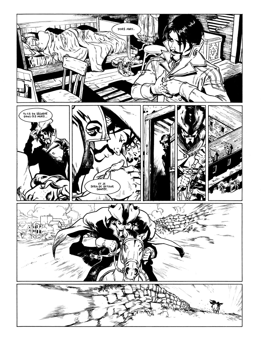 NICOLAS SINER - LORD GRAVESTONE - PLANCHE ORIGINALE Tome 3 - Planche 28
