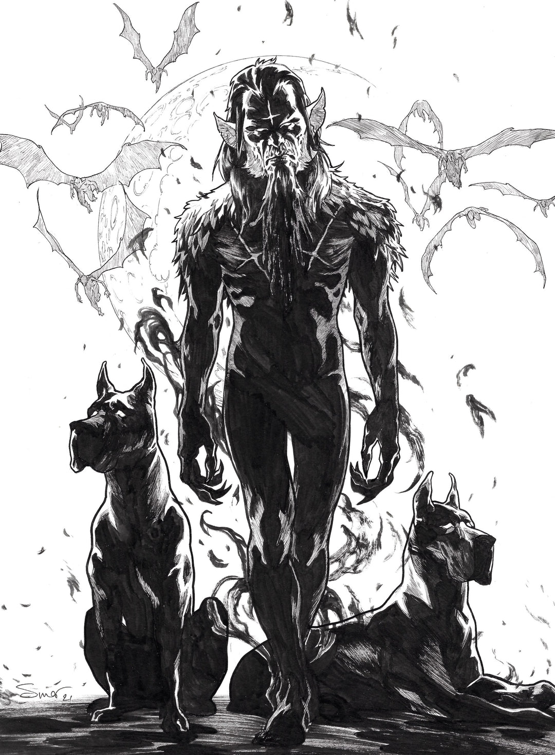 NICOLAS SINER - LORD GRAVESTONE - COUVERTURE ORIGINALE Tome 3