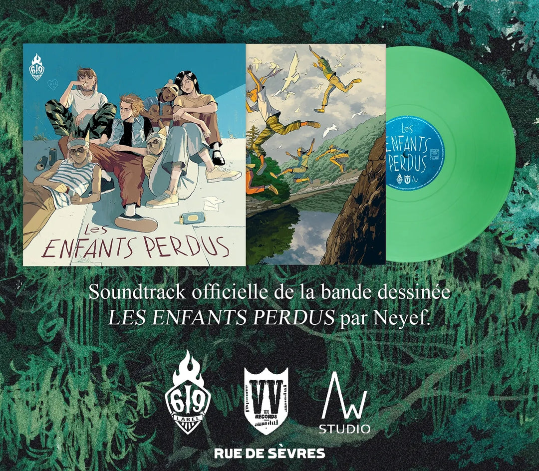 Neyef  - « Les enfants perdus »  - Illustration originale pour le vinyle