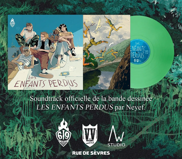 Neyef  - « Les enfants perdus »  - Illustration originale pour le vinyle