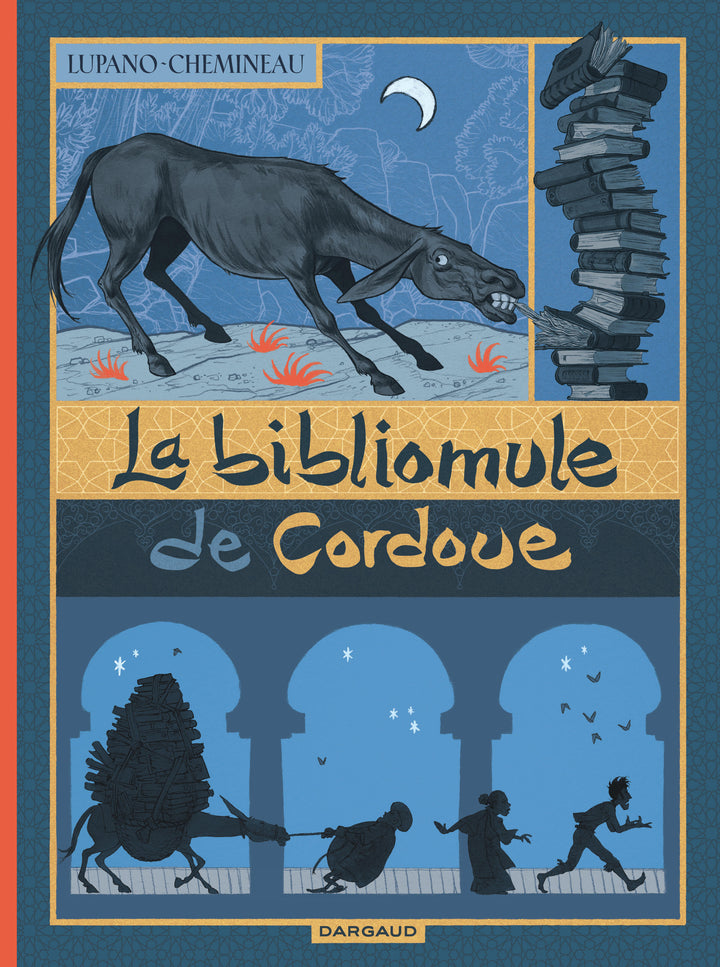 Léonard Chemineau - La Bibliomule de Cordoue – illustration recherche couverture