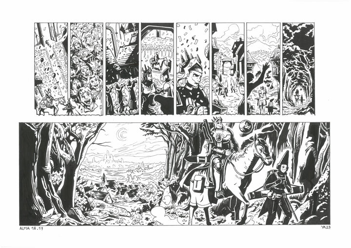 Yoann Kavege - Fantasy - Alma - planches 18 et 19