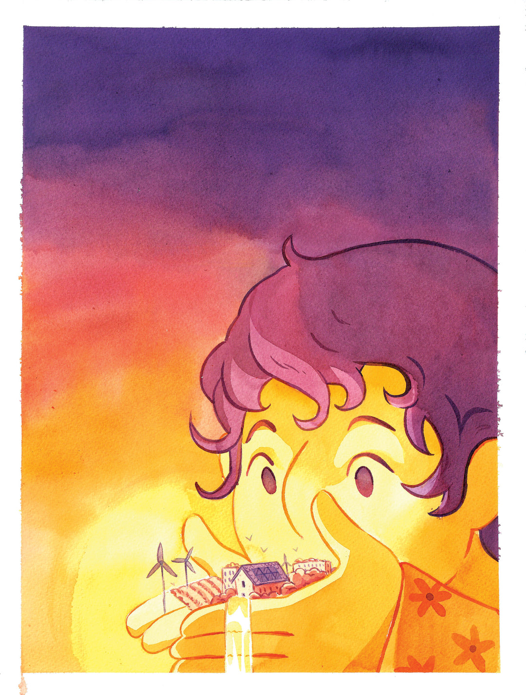 Cy.  - « Demain  »  - Illustration originale