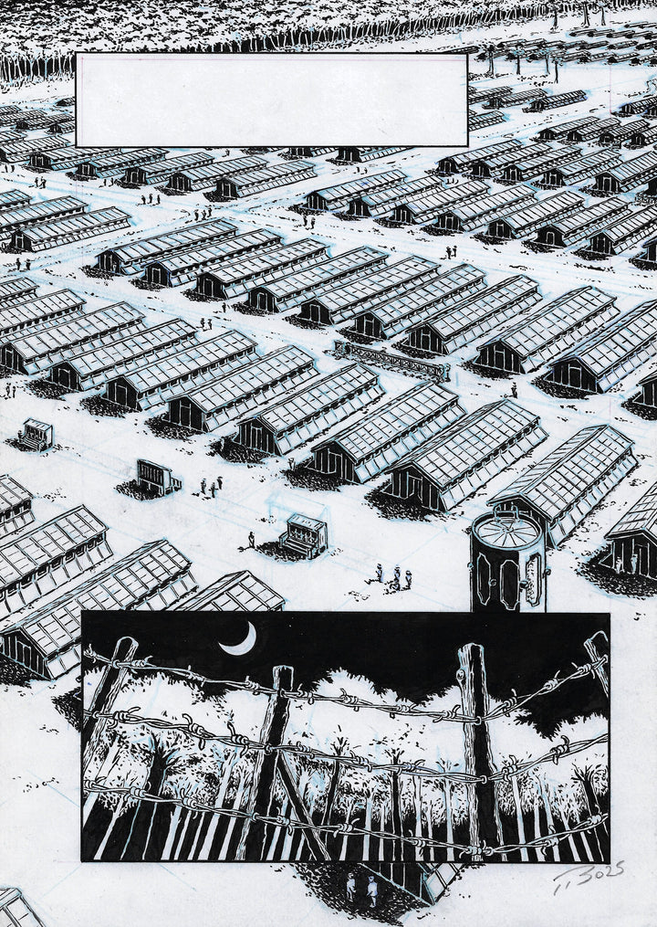 Thibault Rougès - Déraciné - planche originale 1