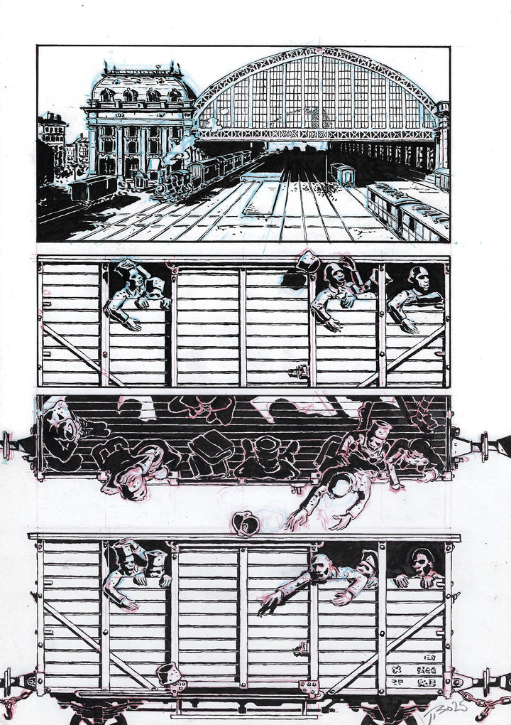 Thibault Rougès - Déraciné - planche originale 46