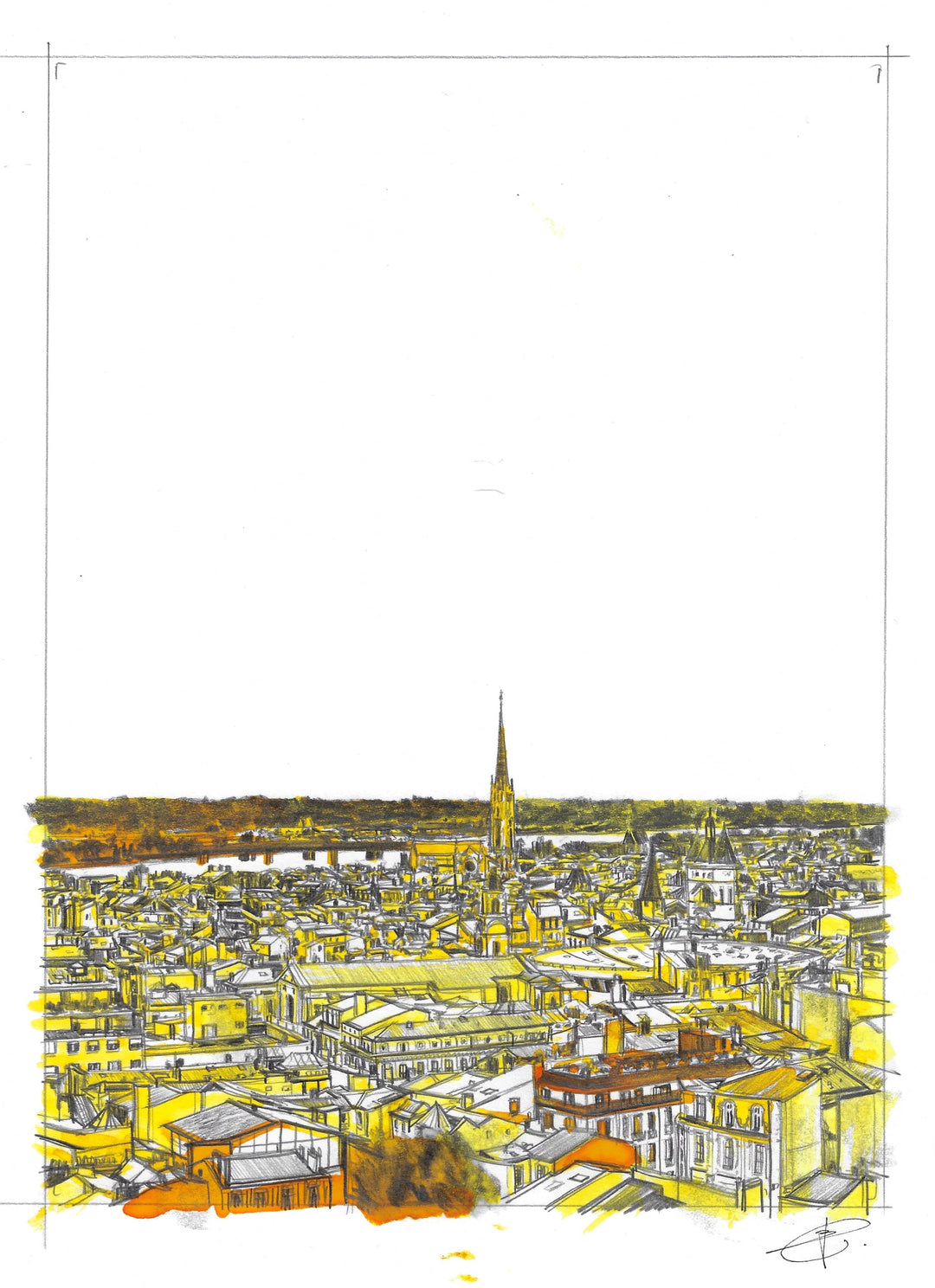 Laurent Bonneau  - « Les adieux ne durent jamais »  - Planche originale page 14