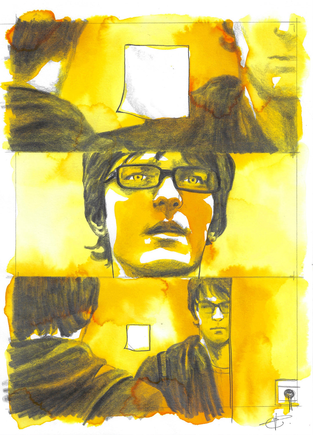 Laurent Bonneau  - « Les adieux ne durent jamais »  - Planche originale page 54
