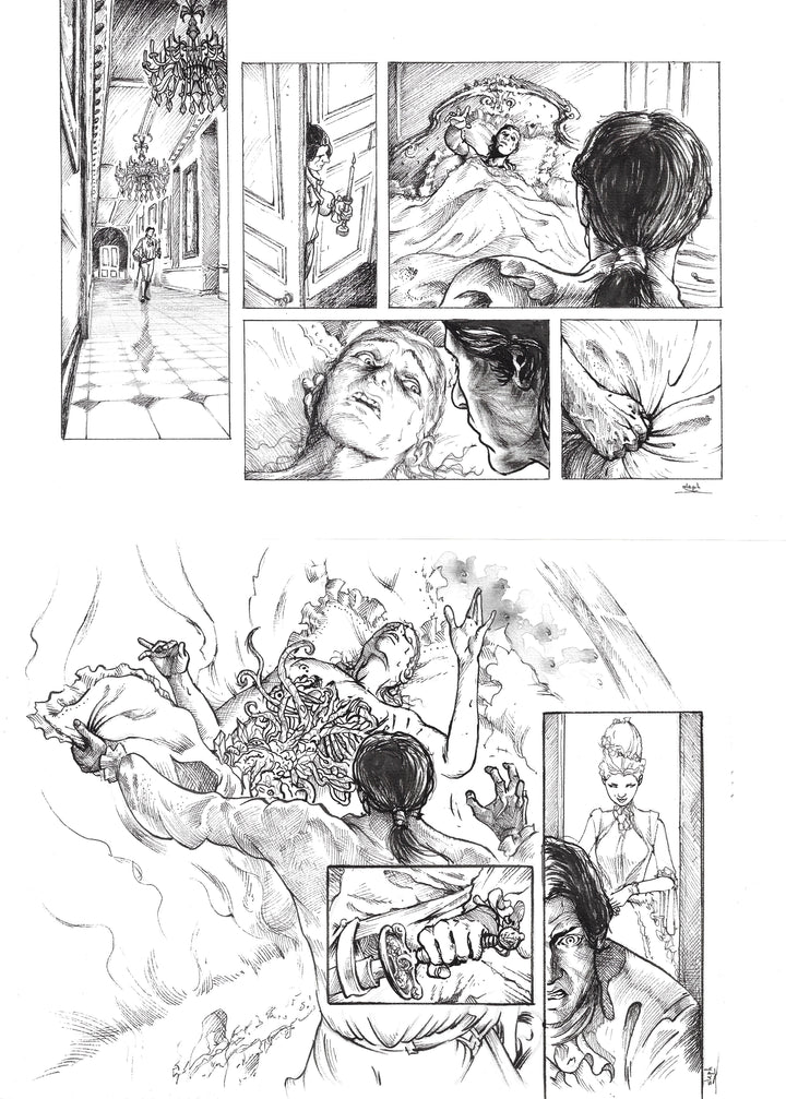 Stéphane de Caneva - Métal Hurlant 12 - Planche originale 4