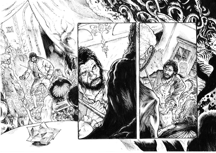 Stéphane de Caneva - Métal Hurlant 12 - Planche originale 7 part 1