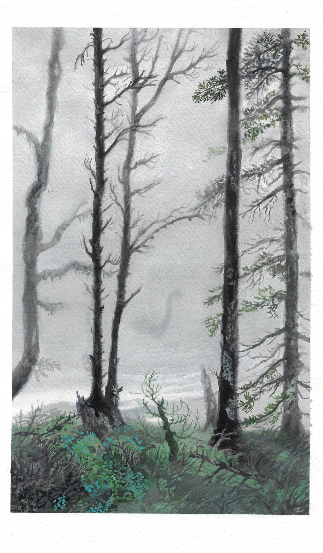 Lisa Zordan - « Nessie »  - Illustration originale