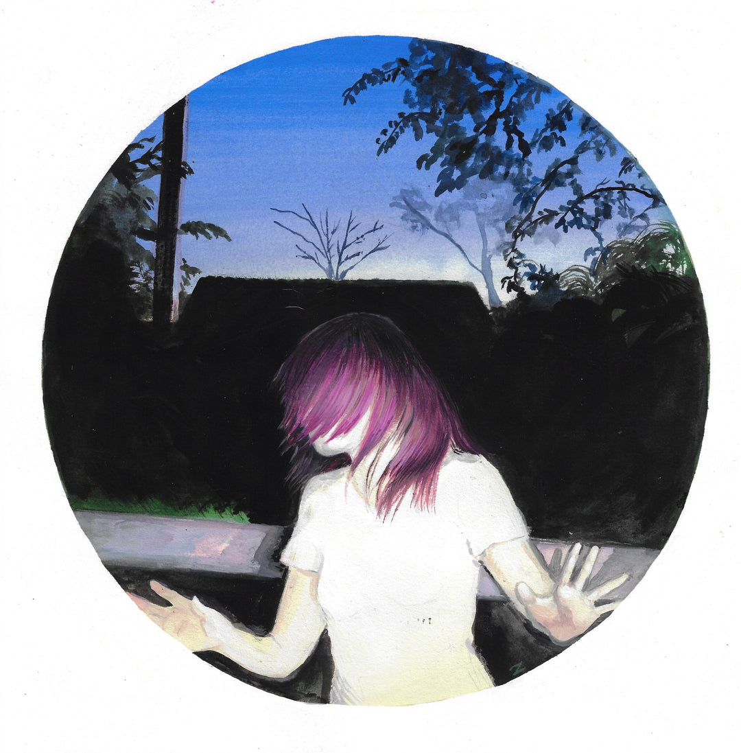 Lisa Zordan - « It follows »  - Illustration originale
