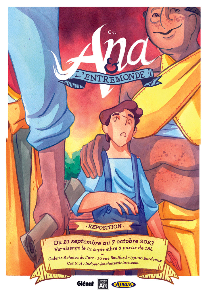Cy. - Ana & l'Entremonde 2 - Ana et ses Amis - Illustration originale