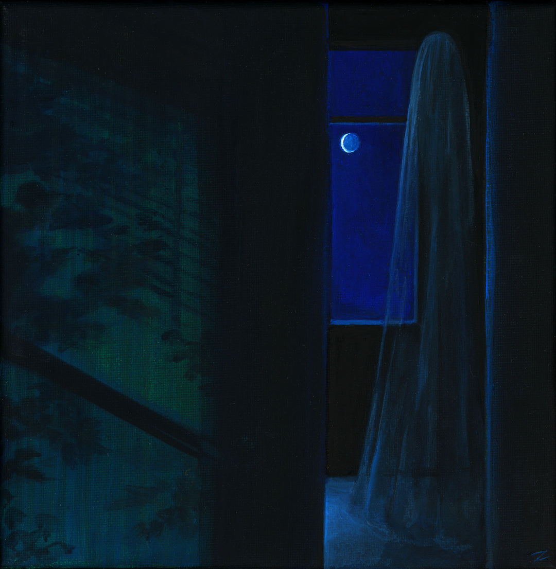 Lisa Zordan - « Fantôme au clair de lune »  - Illustration originale